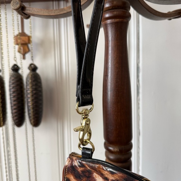 Betsey Johnson Leopard Print Wristlet - Picture 3 of 9